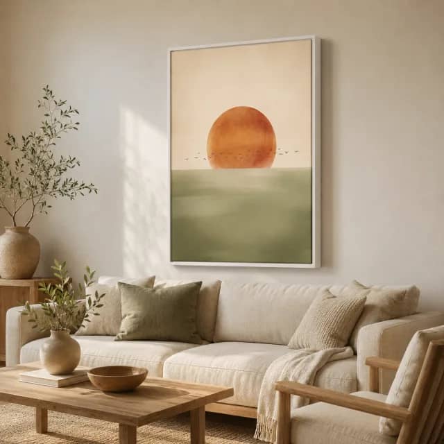 TBL-0163 | Quiet Sunset Over the Horizon