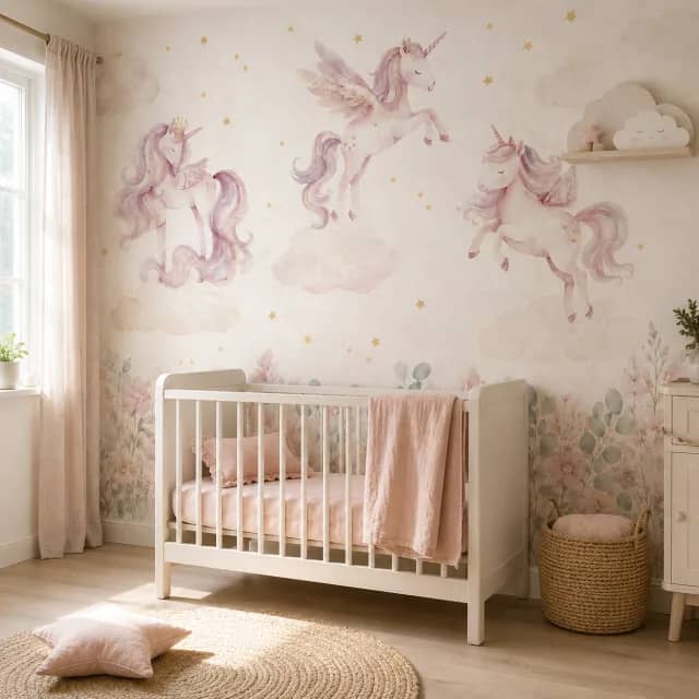 Pink Unicorn Kids WB164 - room mockup 2