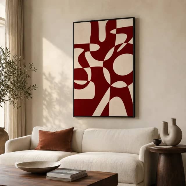 TBL-0008 | Burgundy Organic Rhythm