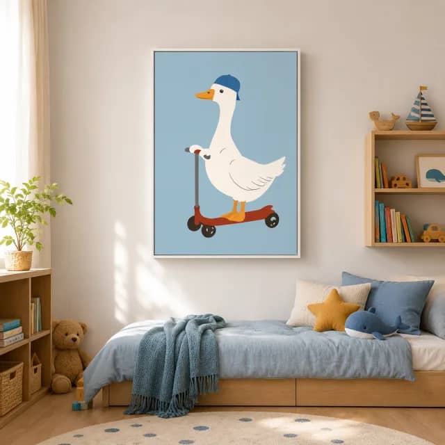 TBL-0098 | Playful Scooter Goose